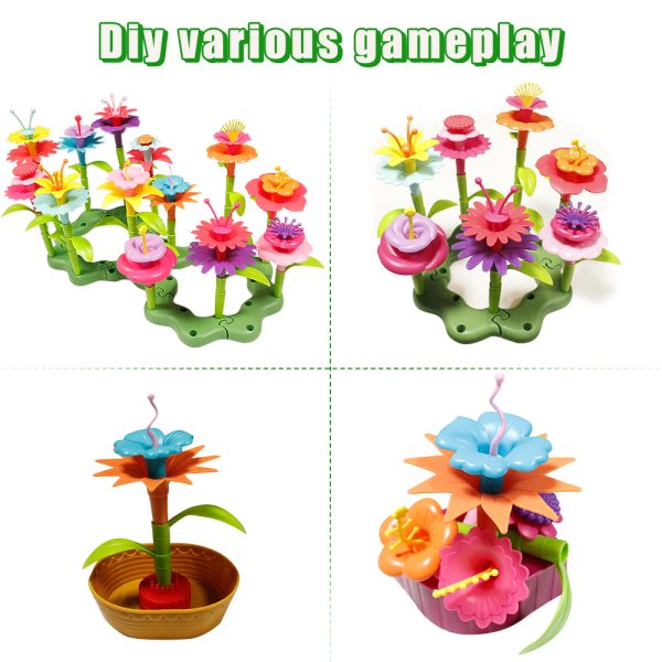 Kidzabi Flower Garden Building Toys for Kids - TS20001