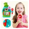 Kidzabi Karaoke Microphone Toy Coin-Operated and Puzzle Frog Shape for Kids - ZM19042