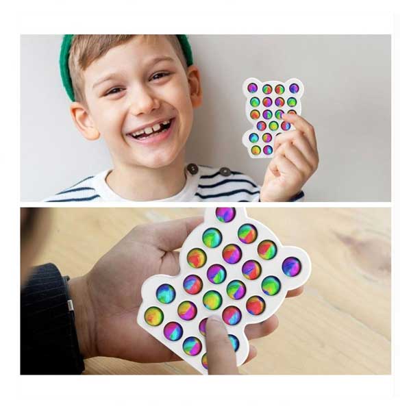 Kidzabi Push Pop Bubble Fidget Toy in Different Shapes for Kids - LCGJ22015