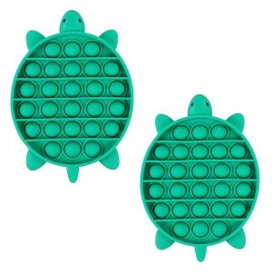Kidzabi Push Pop Bubble Fidget Toy Tortoise Shaped for Kids - LCGJ22020