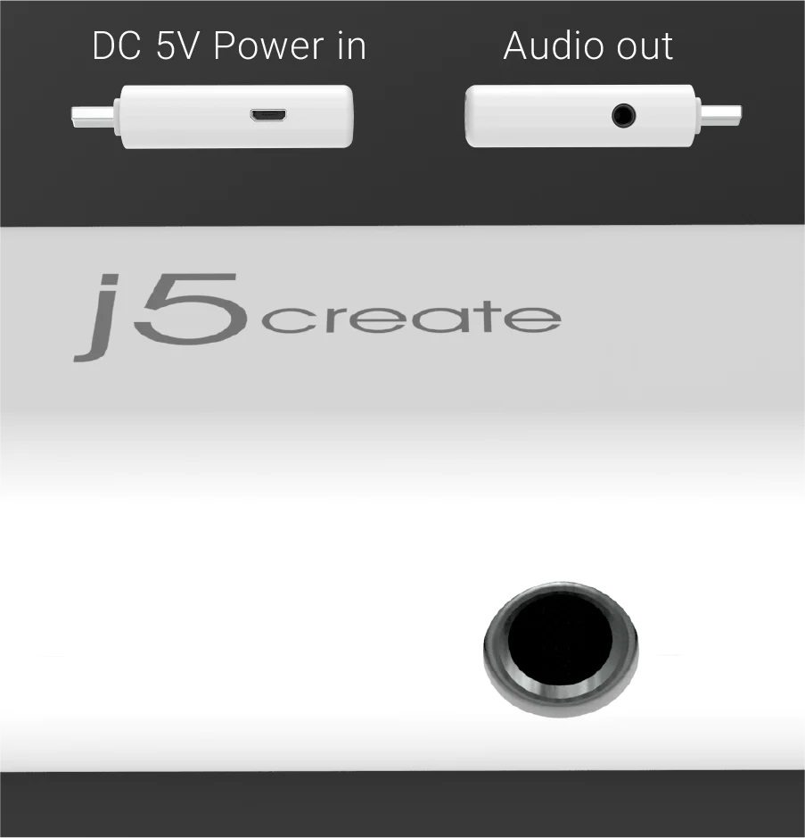J5 Create HDMI to VGA Video Adapter with Audio - JDA203