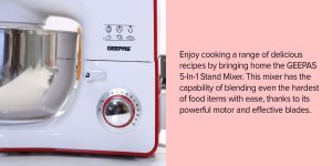 Geepas GSM43011 | Stand Mixer
