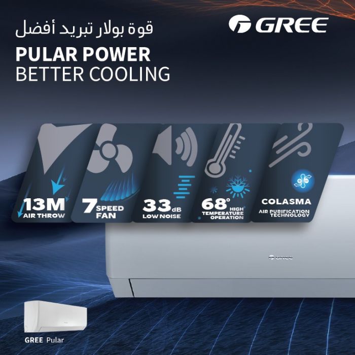 Gree I4`Pro-P24H3 | Inverter Split AC 2 Ton