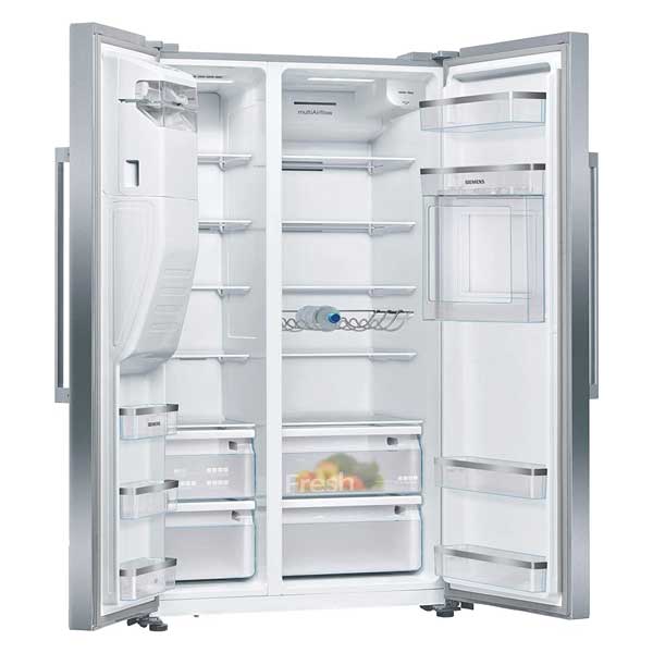 Siemens Iq 500 Side By Side Fridge & Freezer Combination, 598 Liters, Nofrost Technology - KA93GAI30M