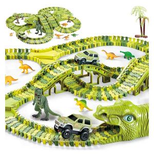 Buy online dinosaur toys Track Cars for kids | PLUGNPOINT