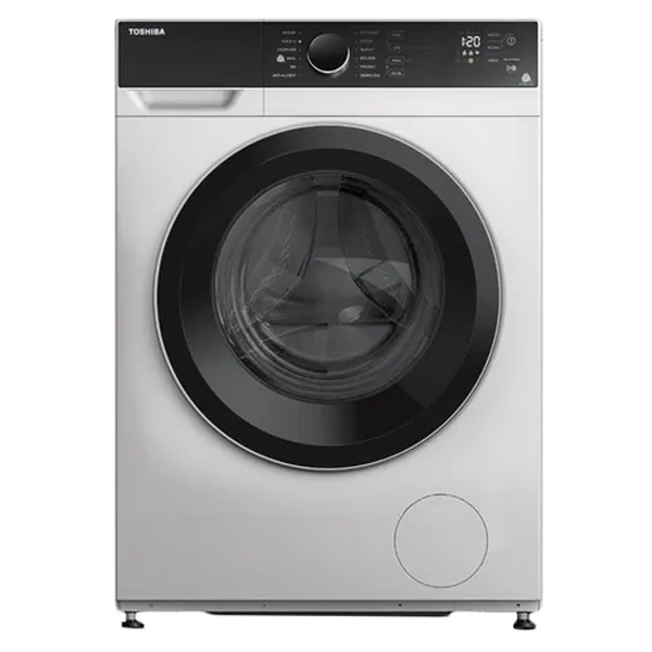 Toshiba 8 KG | 5 KG 1200 RPM Front Load Washer Dryer, 16 Programs, 15' Quick Wash, Inverter, Great Waves - TWD-BK90S2A(WK)