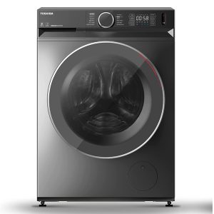Toshiba 10KG 1400 RPM Front Load Washer, 12 Programs, Eco Cold Wash, 15" Quick Wash - TW-BK110G4A(SK)