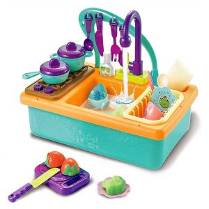 Kidzabi Kitchen Stove Sink with Water for Kids - TOP20005