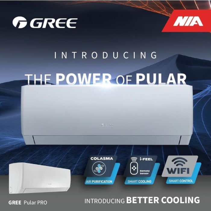 Gree I4`Pro-P24H3 | Inverter Split AC 2 Ton