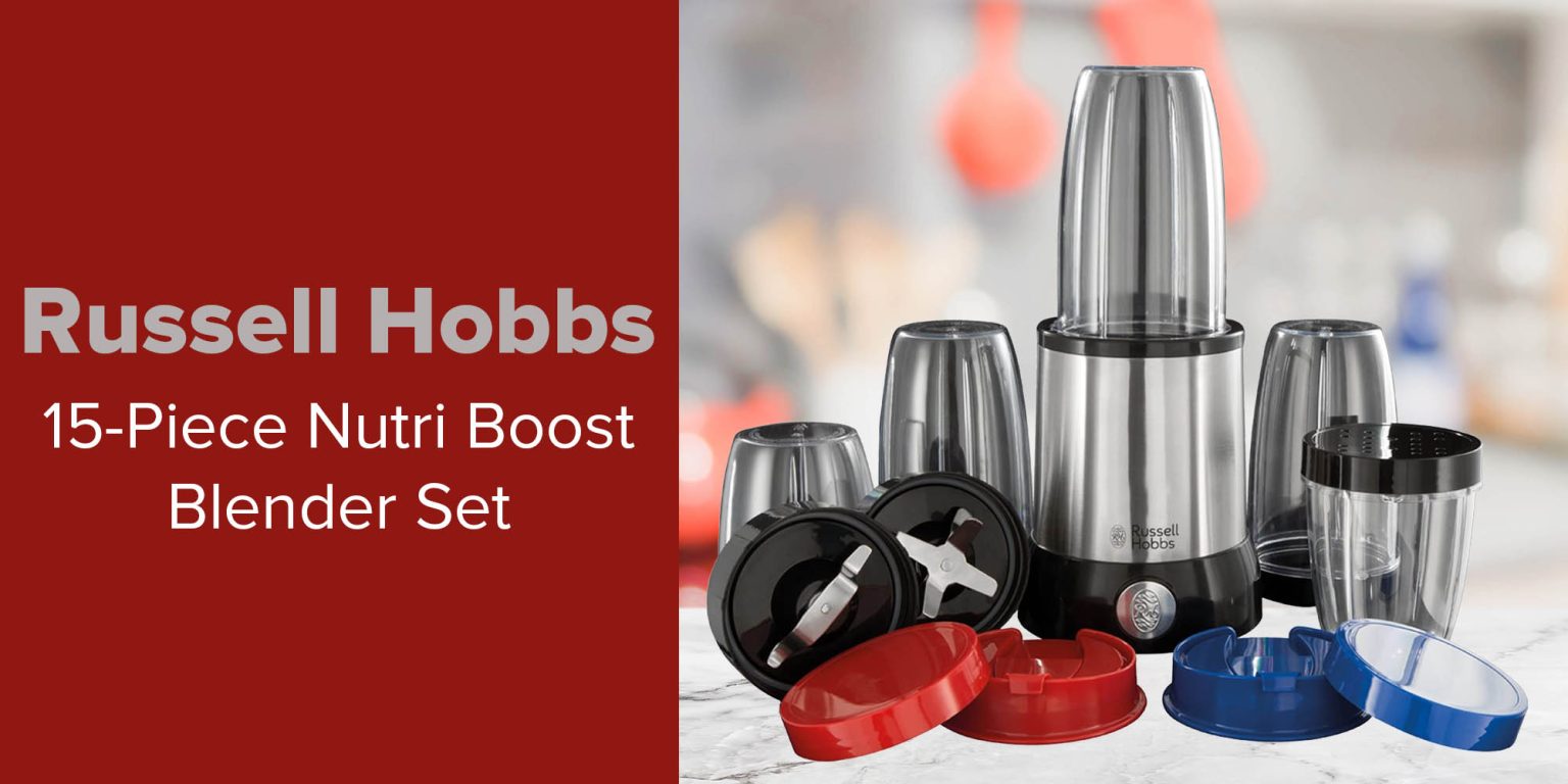 Russell Hobbs Nutri Boost Blender 15Pieces Set 700W 23180 141200