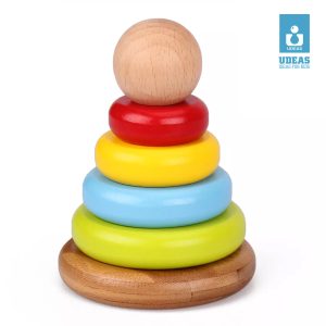 Udeas Ufun Baby Toy Bamboo Stacking Tower - 819005A