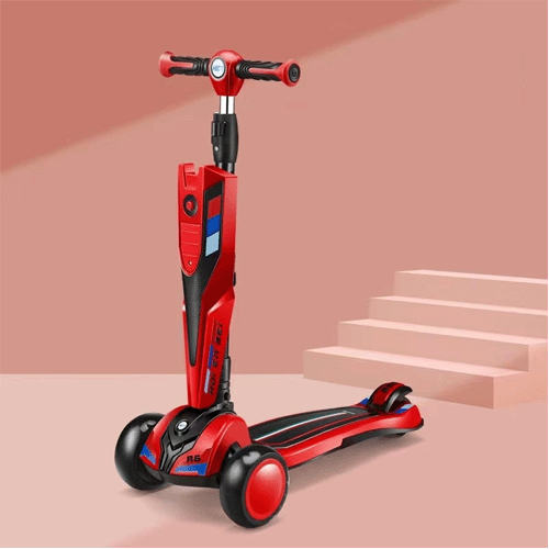 Kidzabi 3 Wheel Kick Scooter with Music for Kids – SD-5168
