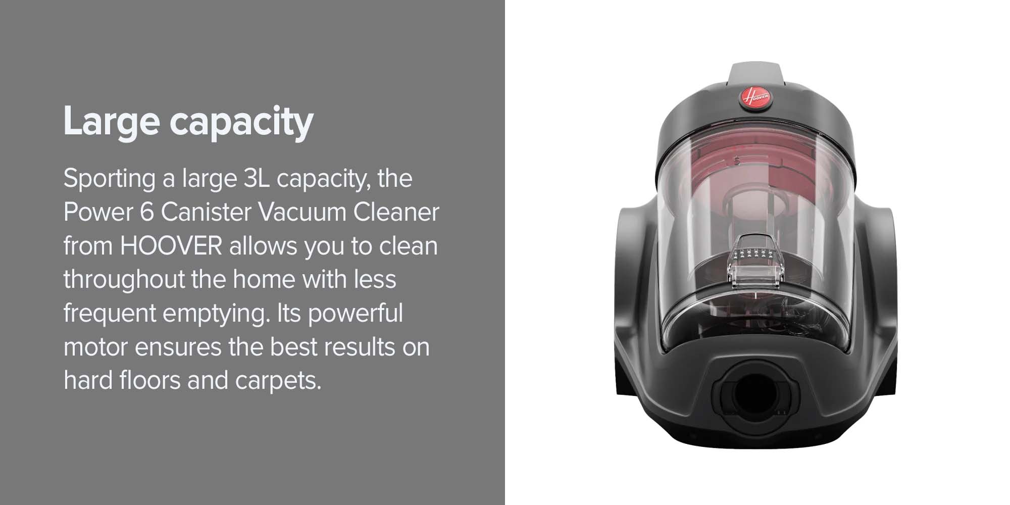 HOOVER POWER 6 ADVANCED GREYRED PLUGnPOINT