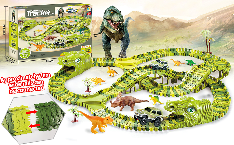 Dinosaur Track Car | Dinosaur Track Toy 