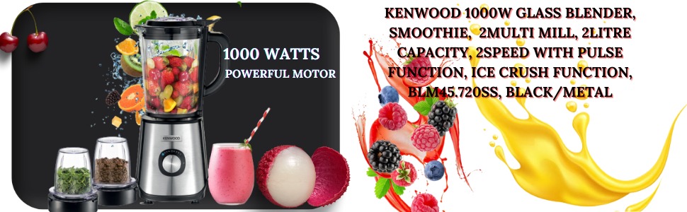 Kenwood BLM45.720SS | Glass Blender 