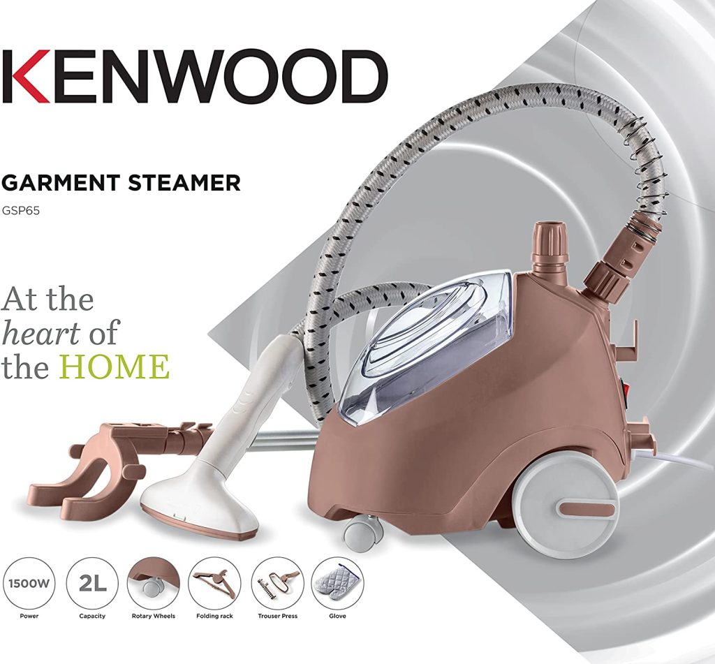Kenwood GSP65.500PK Garment Steamer PLUGnPOINT