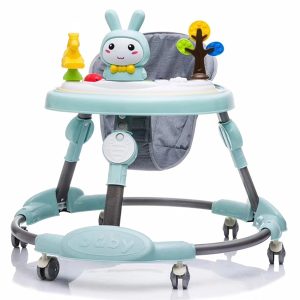 Kidzabi Multifunctional Baby Walker for Kids with Music/Swivel Wheels - BLK-630