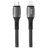 Miccel 3A Fast Type C to Lightning Charging Cable 1.2M Dark Grey - VQ-D25-CL