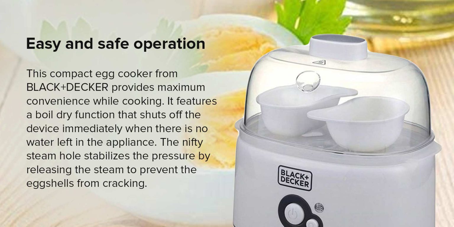 Black+Decker Egg Cooker EG200B5 PLUGnPOINT The Marketplace