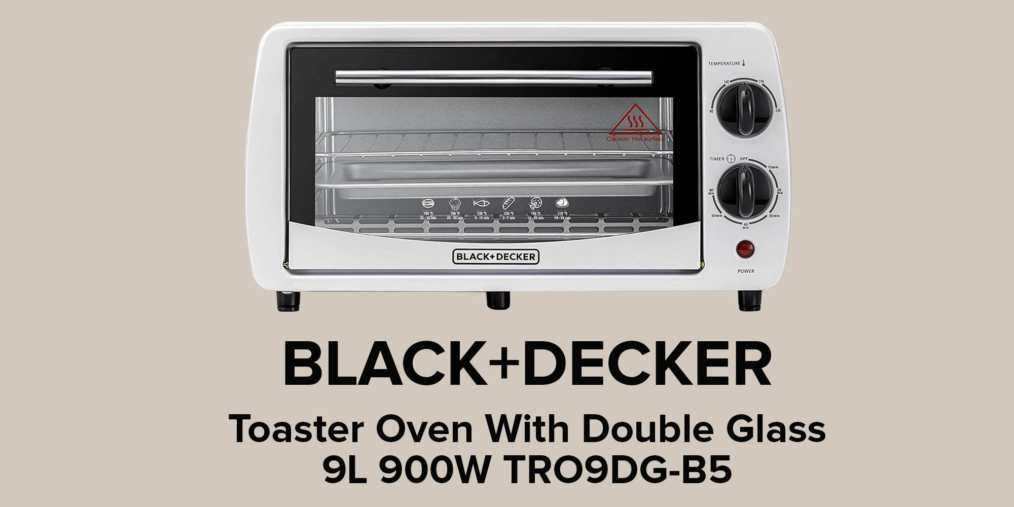 BLACK & DECKER TRO9DG-B5 | TRO9DG-B5 9L Oven
