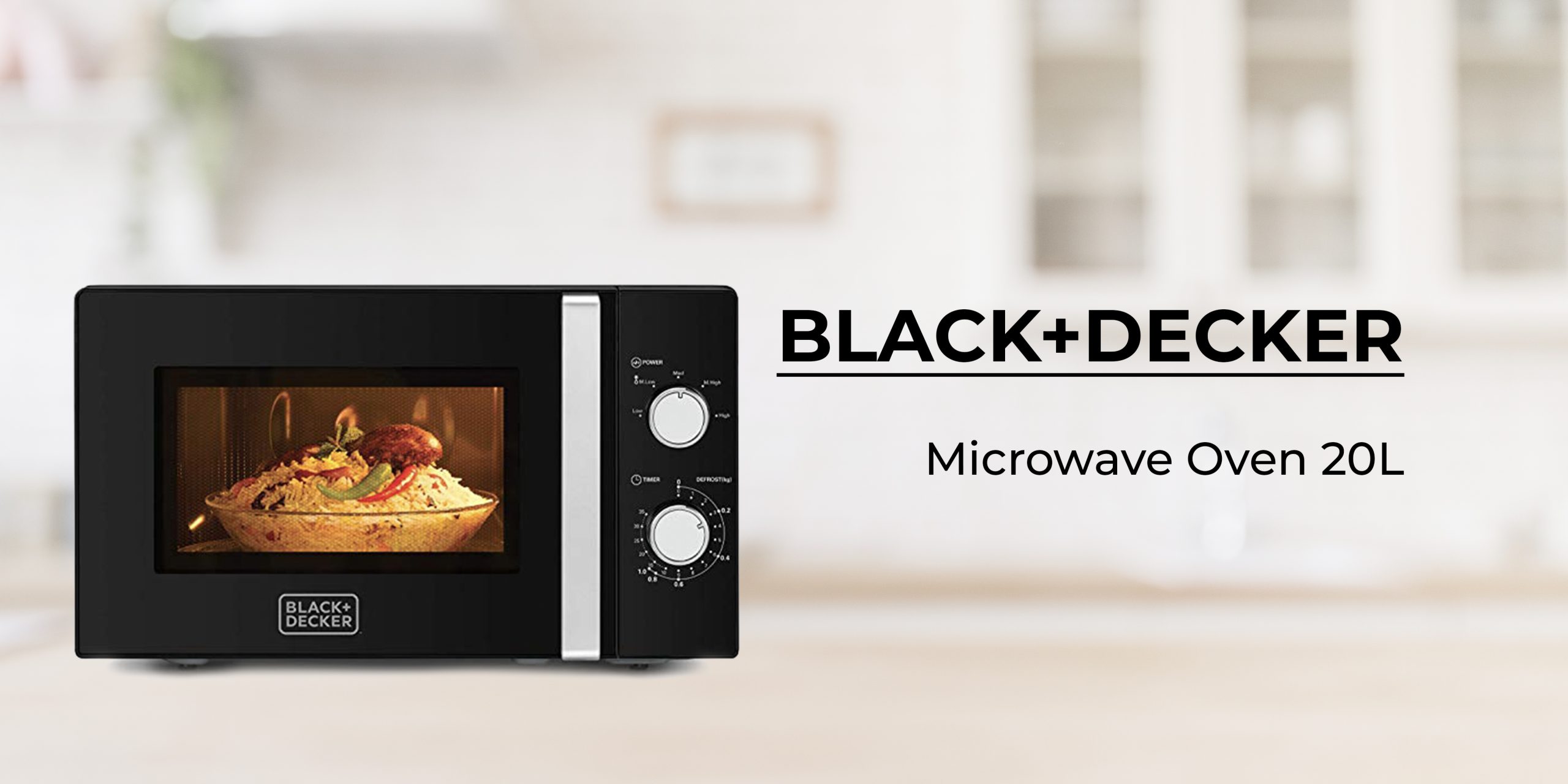 Black & Decker MZ2010P-B5 | black & decker 20l microwave oven mz2010p-b5