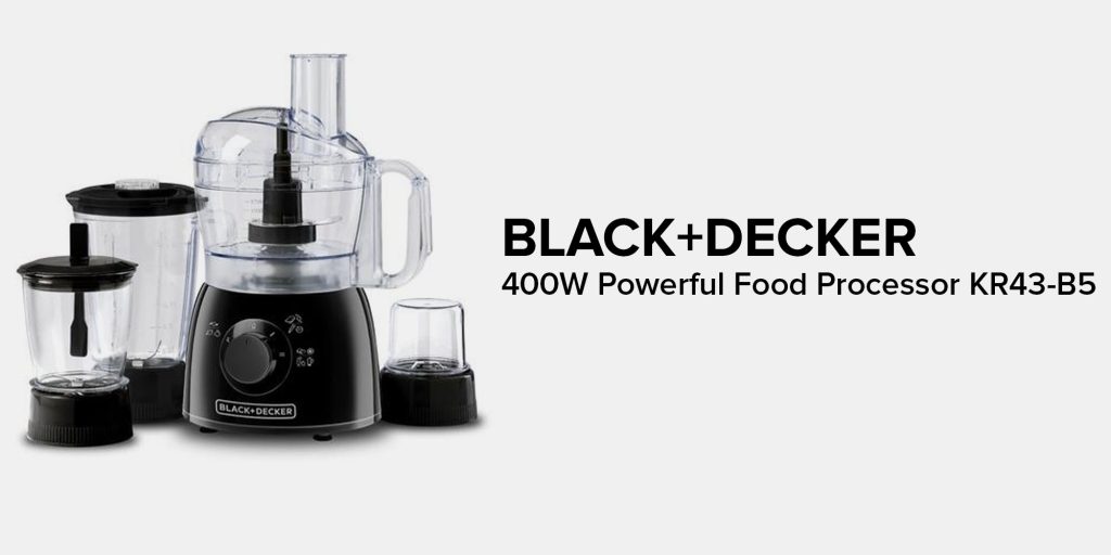 Black+Decker KR43B5 400W 29 Functions Food Processor