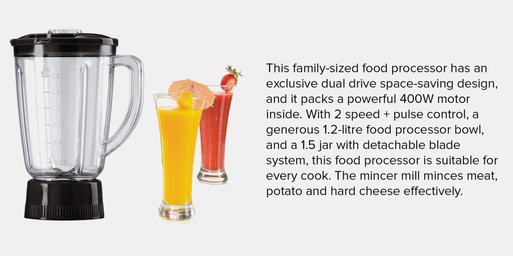 Black+Decker KR43B5 400W 29 Functions Food Processor