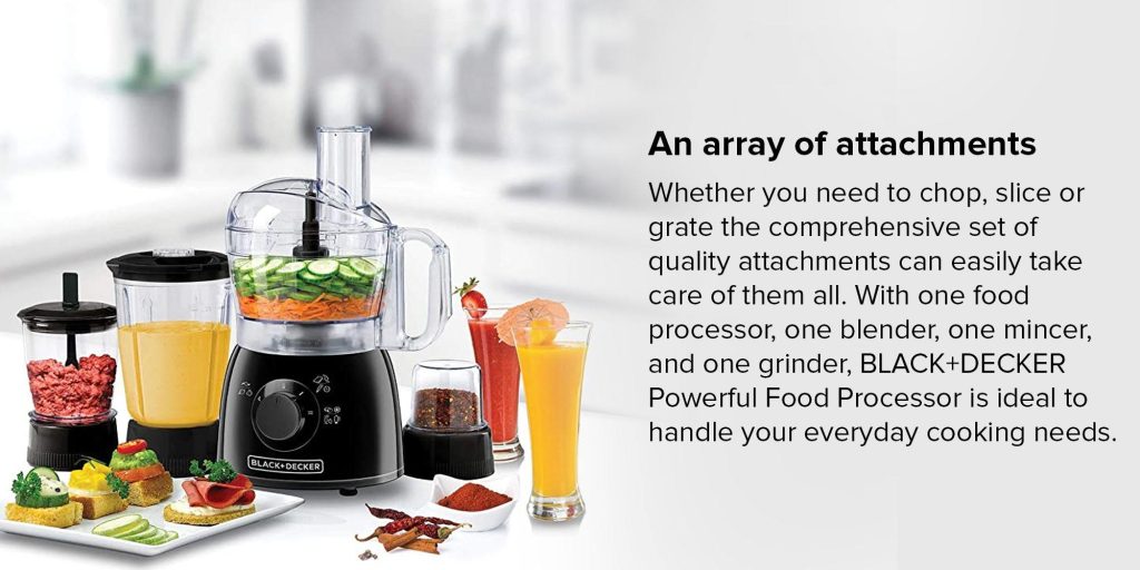Black+Decker KR43B5 400W 29 Functions Food Processor