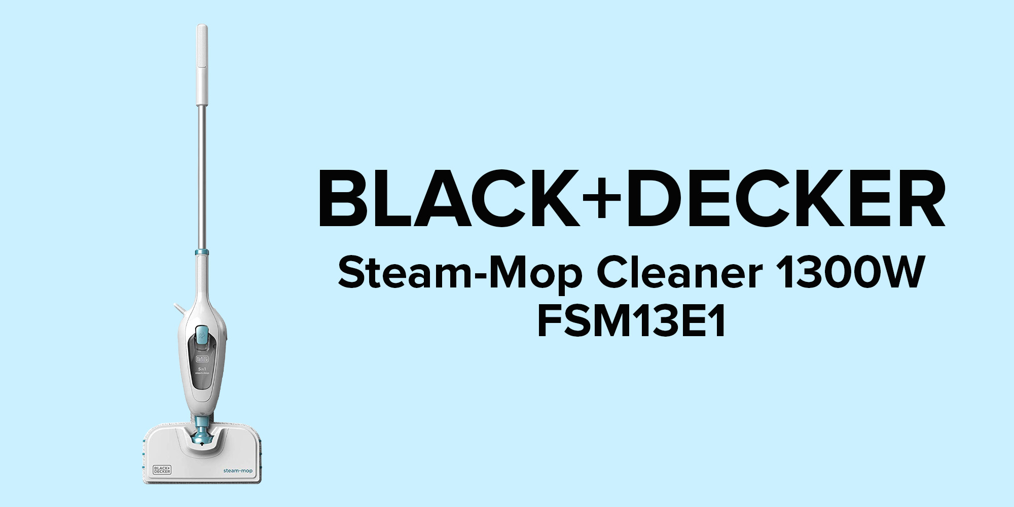 Black+Decker FSM13E1-B5 | Steam Mop Cleaner
