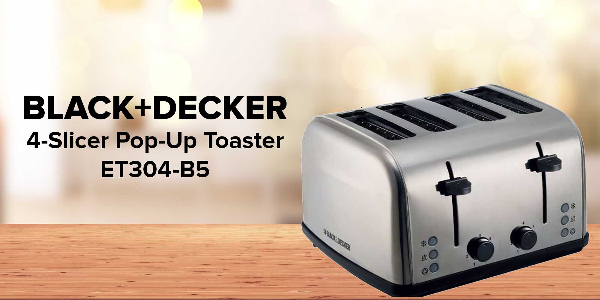Black & Decker ET304-B5 | Black & Decker Toaster