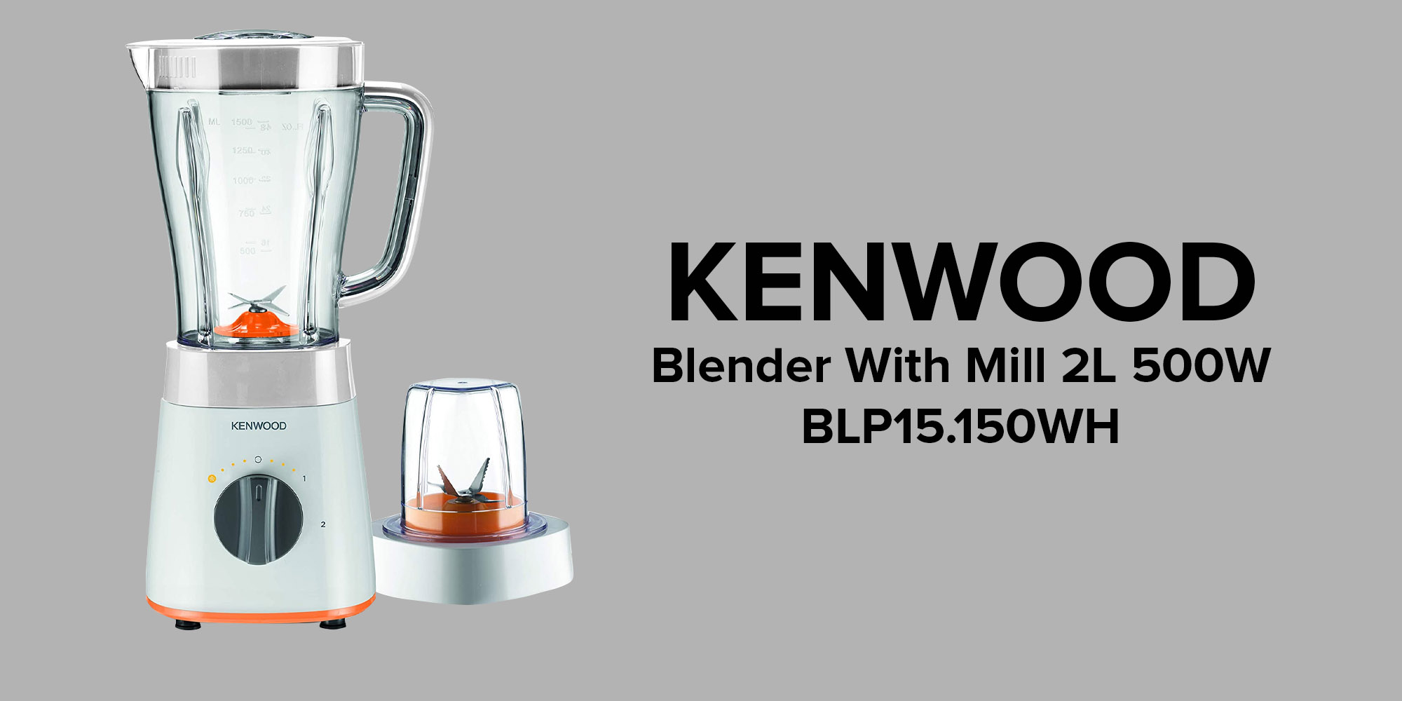 Kenwood Blender 1.5L – BLP15.150WH 