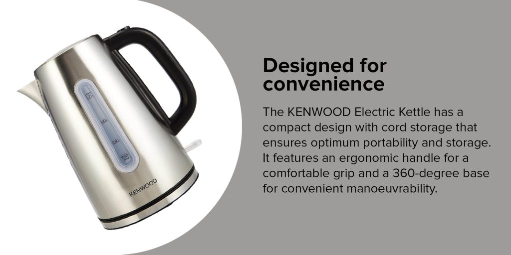 Kenwood Electric Kettle ZJM10.000SS PLUGnPOINT