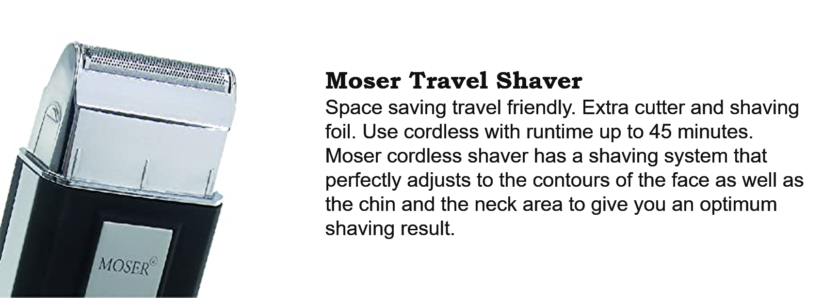 Moser 3615-0052 | travel shaver