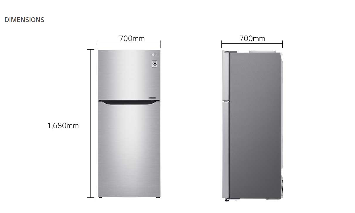 LG GN-B492SLCL | 490Ltr Top Mount Refrigerator 
