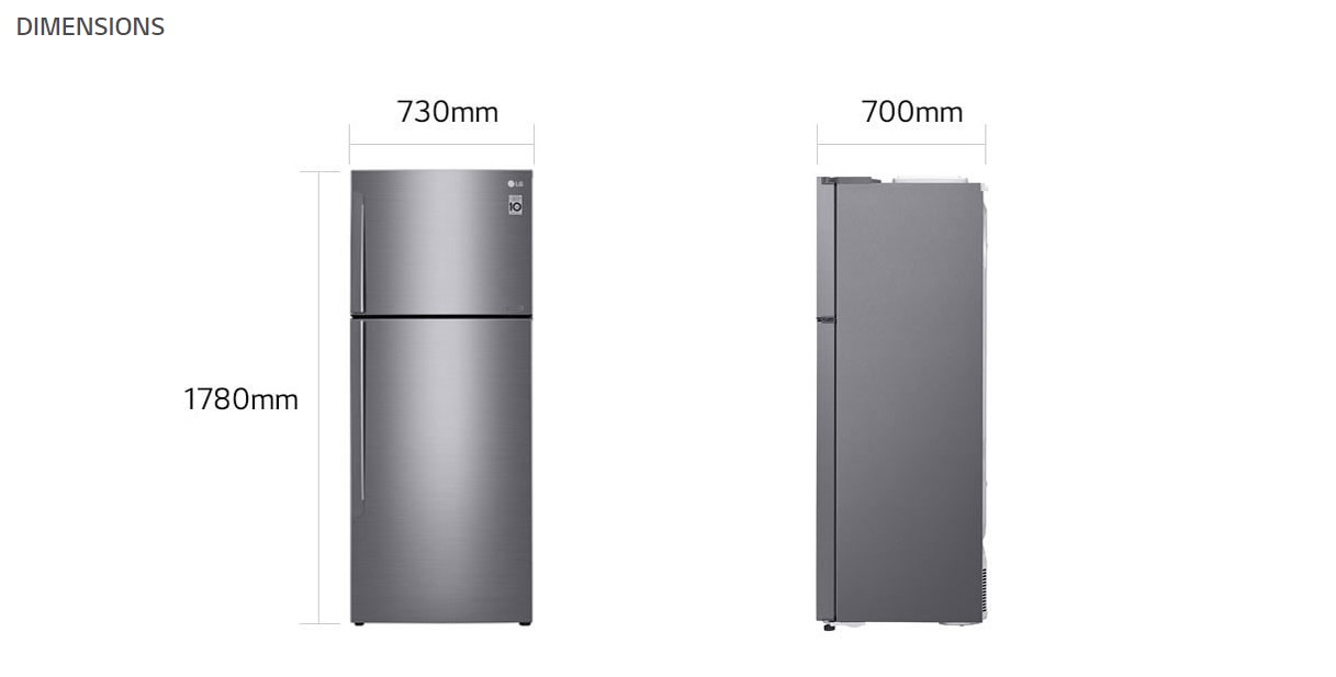 LG GRC619HLCL | Double Door Refrigerator 438LTR 