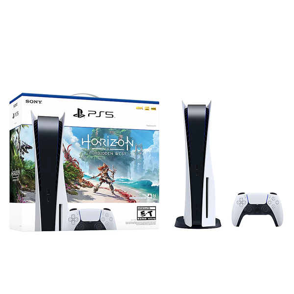 Sony PlayStation 5 (PS5) Disc Console Bundle with Horizon Forbidden West Voucher - CFI-1116A01Y