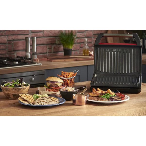 George Foreman Large Steel Grill Family, Red 1850W - 25050 - 142216