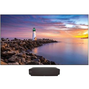 Hisense 120 Inch Laser Cinema TV With Smart Screen, Black - 120L5