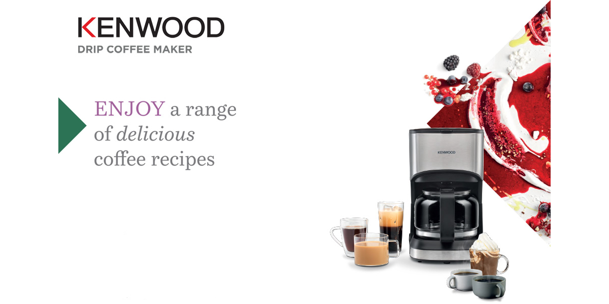 Kenwood Up To 6 Cup Coffee Machine 550w Black/Silver - CMM05.000BM