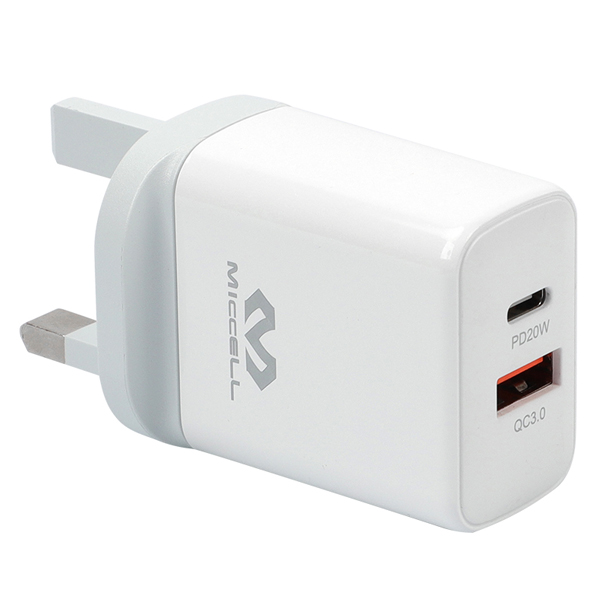 Miccell USB Fast Charger PD20W+QC3.0 - VQ-T37