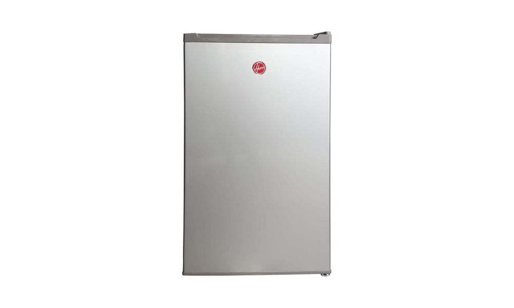 Hoover 120 Liters Single Door Refrigerator, Compact, Freestanding, Reversible Door, Silver, 4 Stars ESMA Rating – HSD-H120S