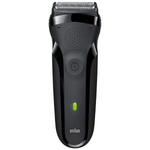 Braun Series 3 Rechargeable Electric Shaver for Men, Black - 300S