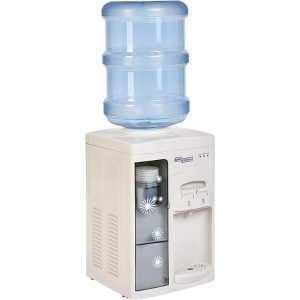 Super General Counter-top Hot and Cold Water Dispenser, Water-Cooler with Cup-holder, Instant-Hot-Water, 2 Taps – SGL1131