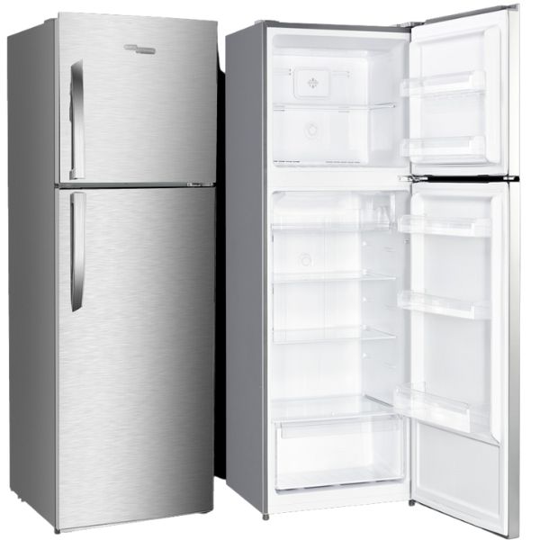 Super General 510 Liters Gross Double Door Refrigerator-Freezer, No-Frost, Multi-Flow-Cooling, Lock & Key, Inox - SGR 510I