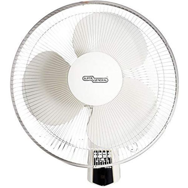 Super General Wall Fan 16 With Remote, White – SG WF16MR