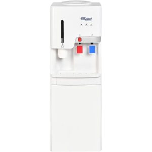 Super General Hot and Cold Water Dispenser, Water-Cooler with Cabinet and Cup-Holder, Instant-Hot-Water, 2 Taps - SGL 1891