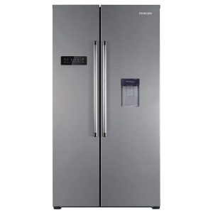 Nikai 800 Liters Side By Side Refrigerator, Stainless Steel - NRF800SBSD