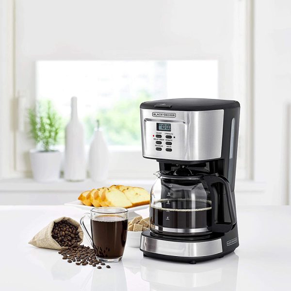Black+Decker 900W 12 Cup Programmable Coffee Maker – DCM85-B5