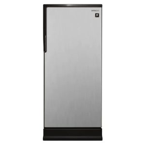 Hitachi Single Door Refrigerator,187L gross, Electronic Control By Dual Sensor Energy Saving Platinum Silver - R200EUK9PSV