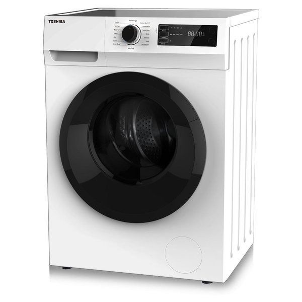 Toshiba 7 KG 1200 RPM Front Load Washing Machine, 16 programs, ECO cold wash, 15' Quick Wash - TW-H80S2A(WK)